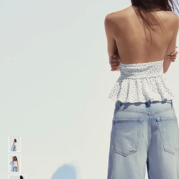 Zara Ruffled Halter top(L) - Picture 2 of 5